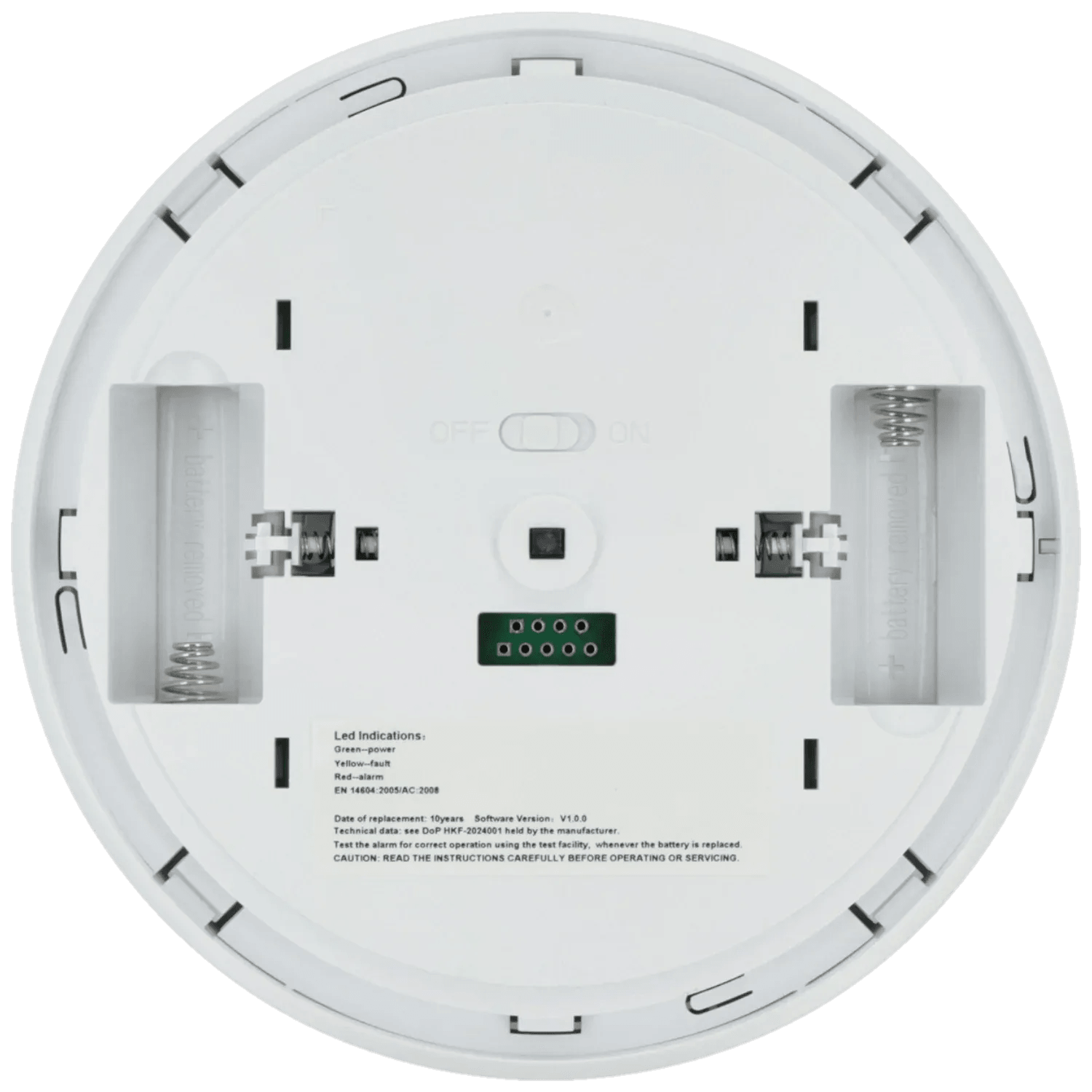 Détecteur d'incendie fumée, chaleur et co HIKVISION / Référence DS-PD452SMK-WE
