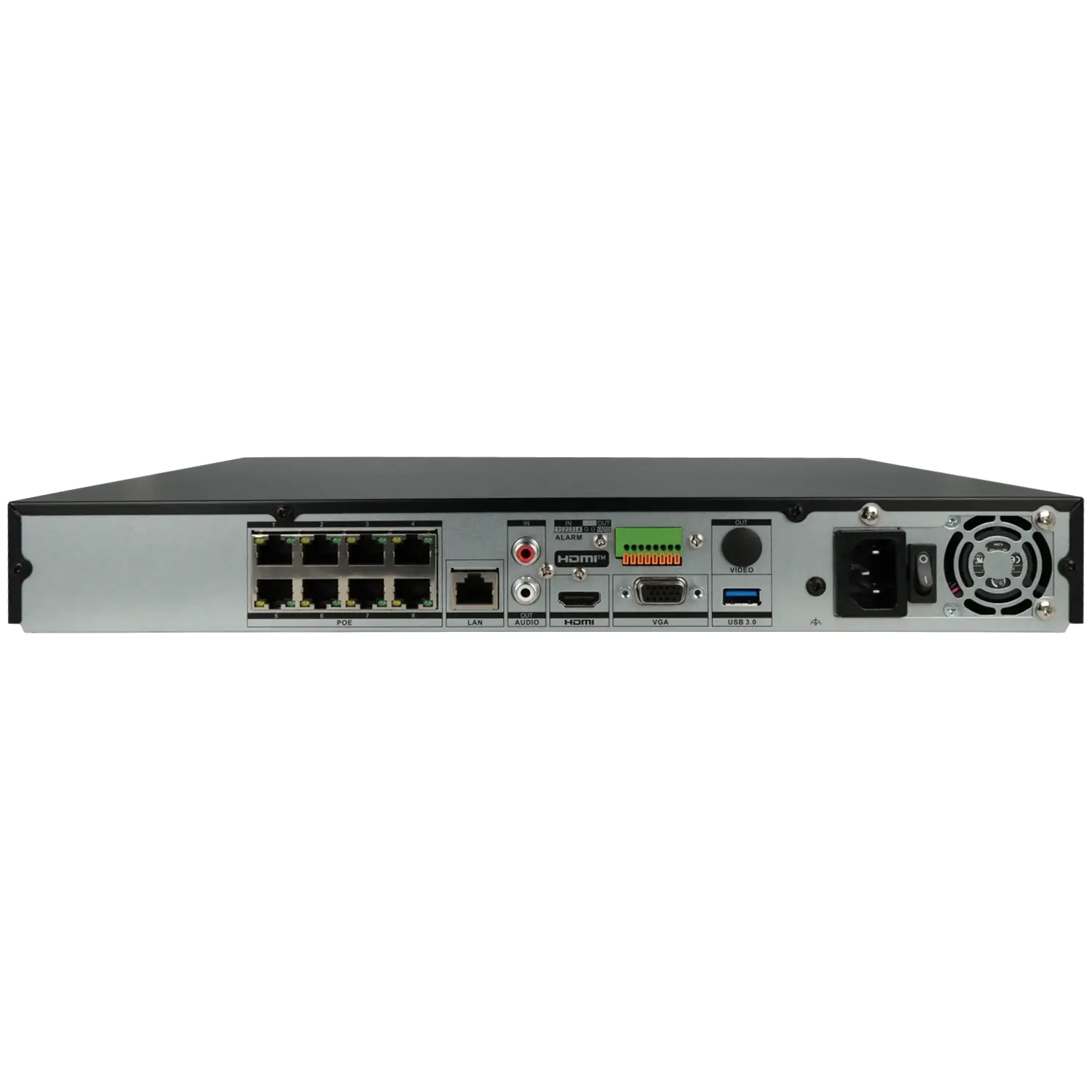 Enregistreur IP HIKVISION pour 8 canaux et 32 mpx de résolution avec 8 ports PoE / Référence DS-7608NXI-I2/8P/VPro TSA Distribution