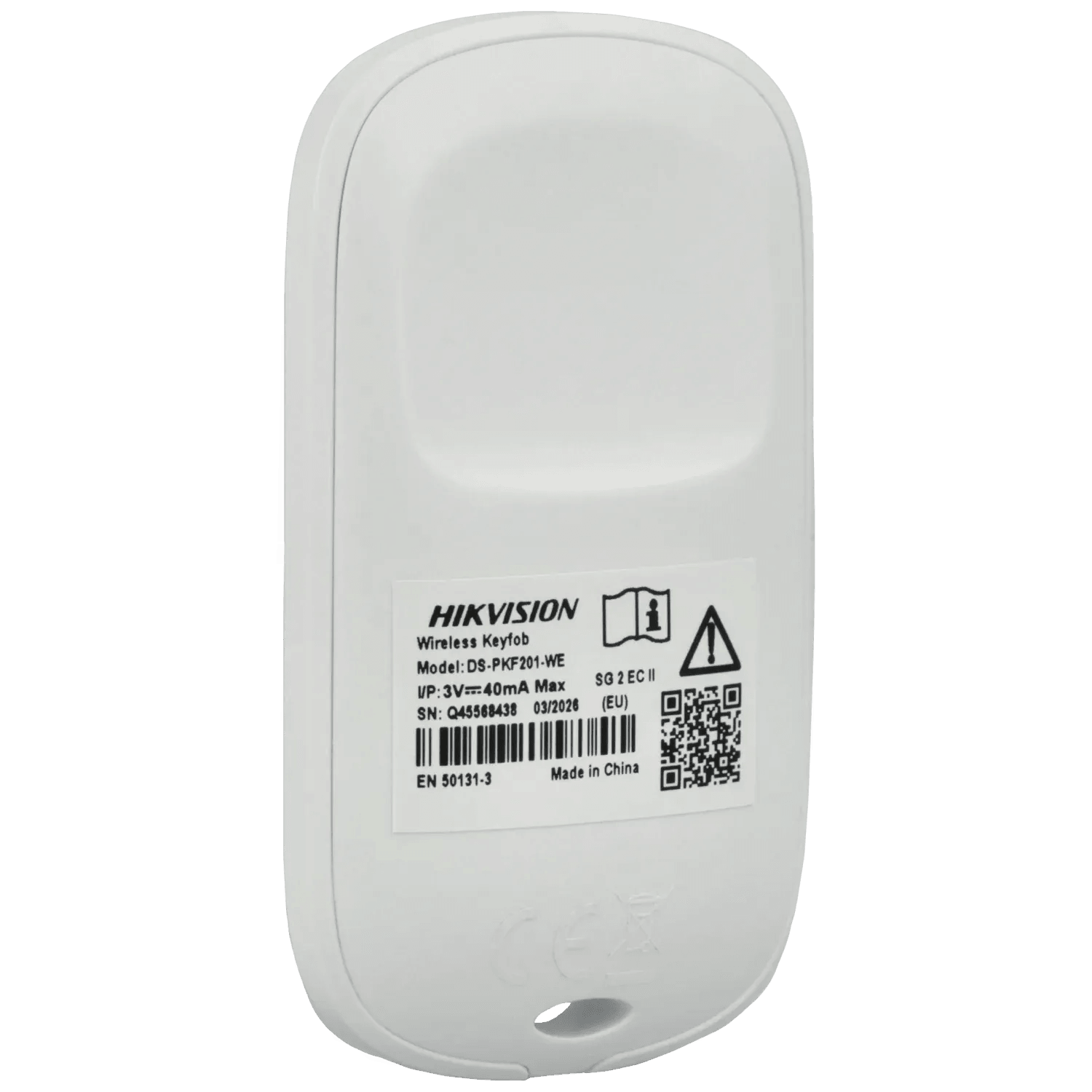 Télécommande alarme HIKVISION / Référence DS-PKF201-WE TSA Distribution