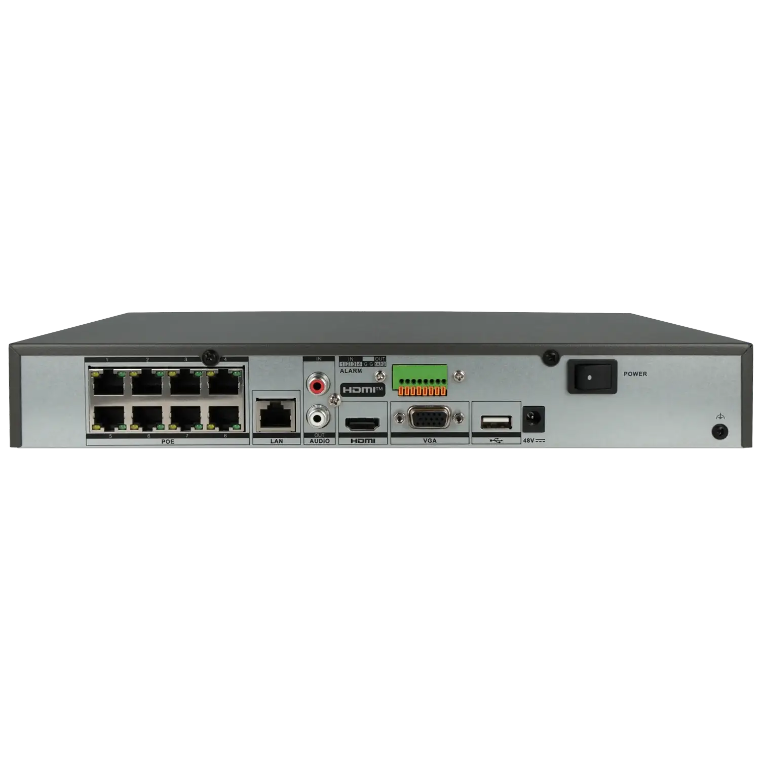 Enregistreur IP HIKVISION pour 8 canaux et 12 mpx de résolution avec 8 ports PoE / Référence DS-7608NXI-K1/8P/VPro TSA Distribution