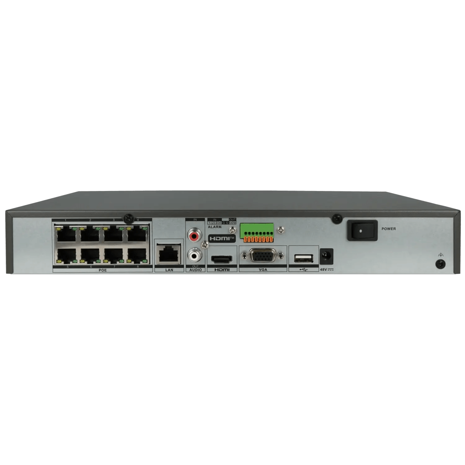 Enregistreur IP HIKVISION pour 8 canaux et 12 mpx de résolution avec 8 ports PoE / Référence DS-7608NXI-K1/8P/VPro TSA Distribution