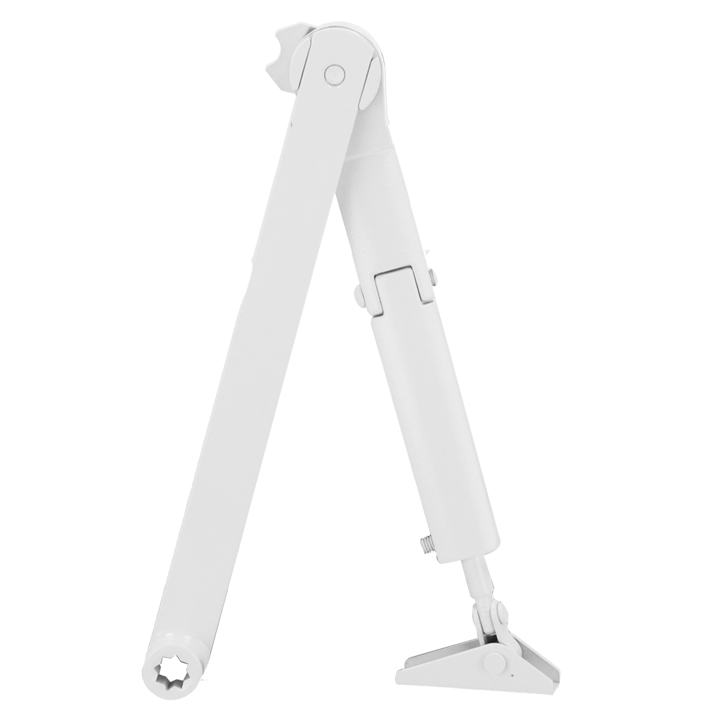 Ferme porte à bras articulé avec rétention / Référence DR-DC1-H-WHITE TSA Distribution