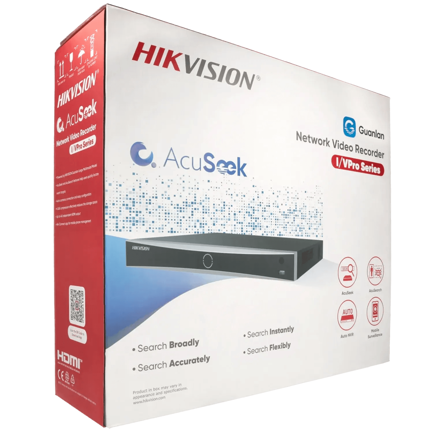 Enregistreur IP HIKVISION pour 16 canaux et 32 mpx de résolution / Référence DS-7616NXI-I2/VPro TSA Distribution