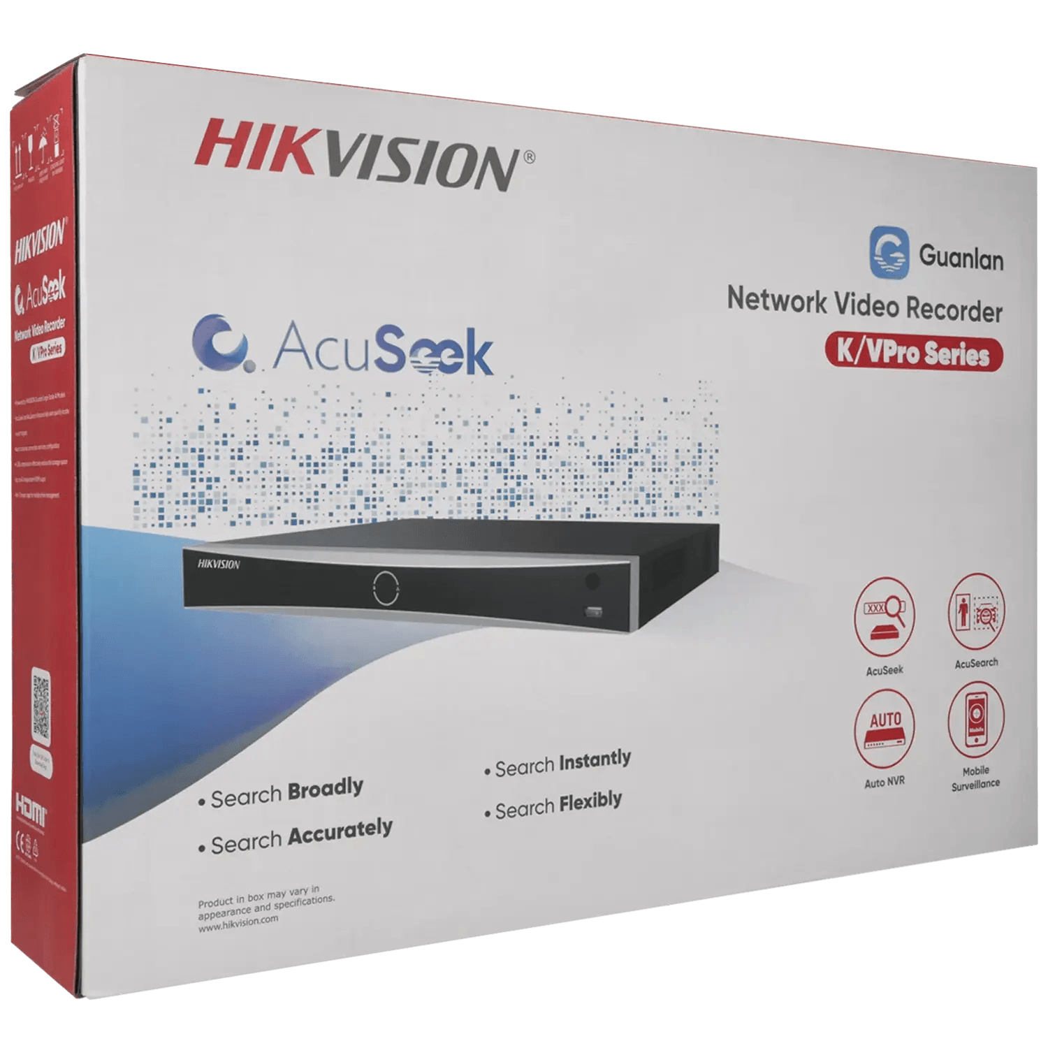 Enregistreur IP HIKVISION pour 8 canaux et 12 mpx de résolution avec 8 ports PoE / Référence DS-7608NXI-K1/8P/VPro TSA Distribution