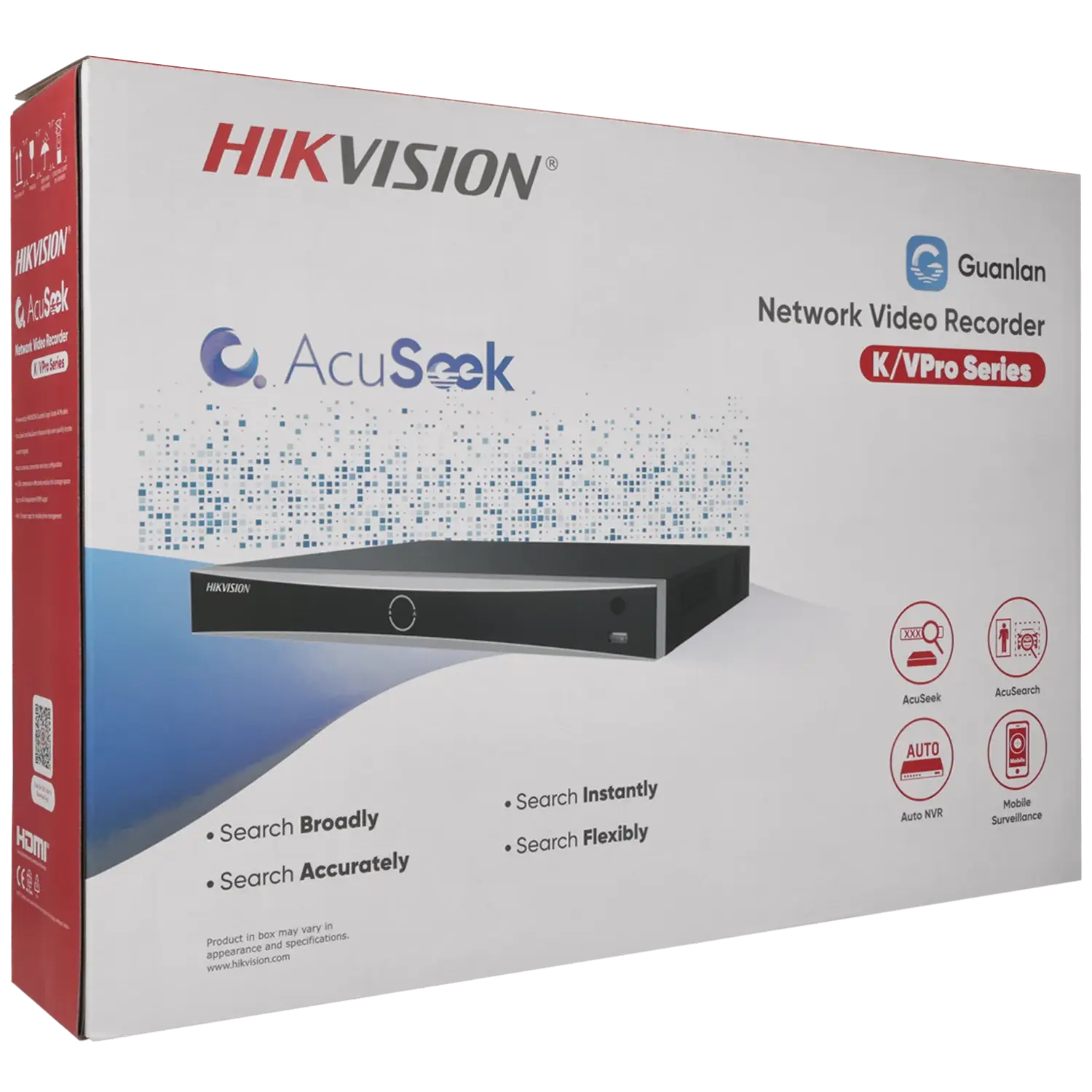 Enregistreur IP HIKVISION pour 32 canaux et 12 mpx de résolution / Référence DS-7632NXI-K2/VPro