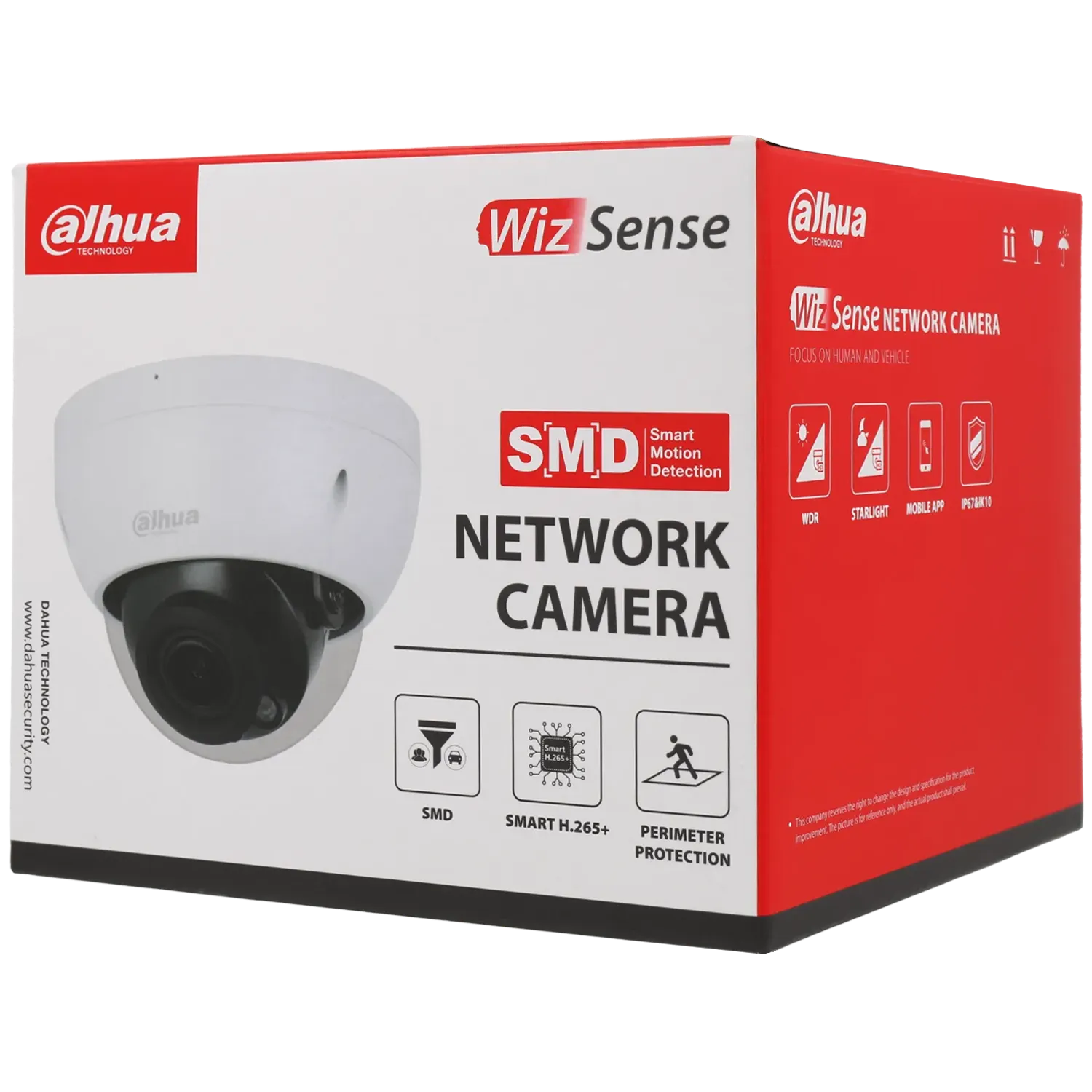 Caméra mini dôme IP DAHUA avec 8 mégapixels et objectif zoom optique / Référence IPC-HDBW2841R-ZS