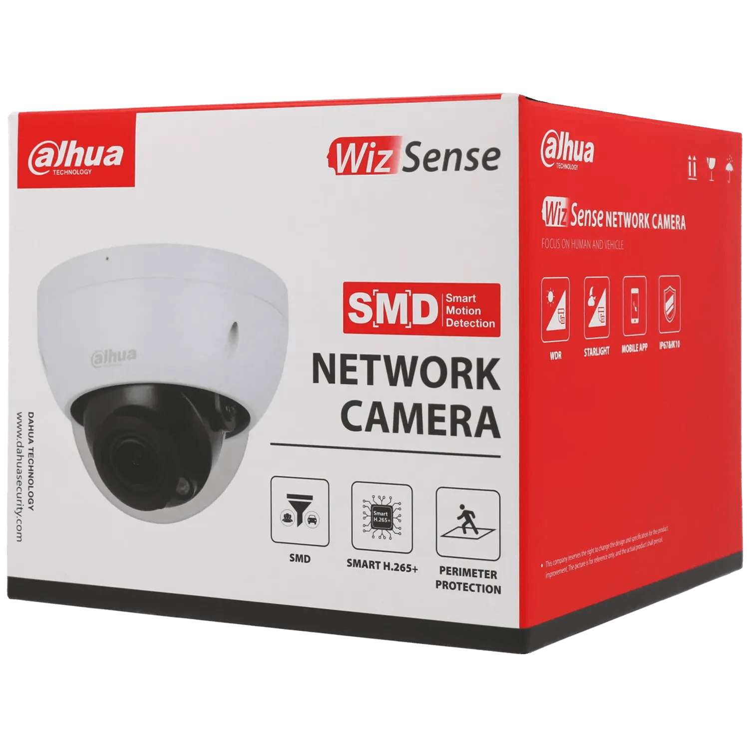 Caméra mini dôme IP DAHUA avec 8 mégapixels et objectif zoom optique / Référence IPC-HDBW2841R-ZS