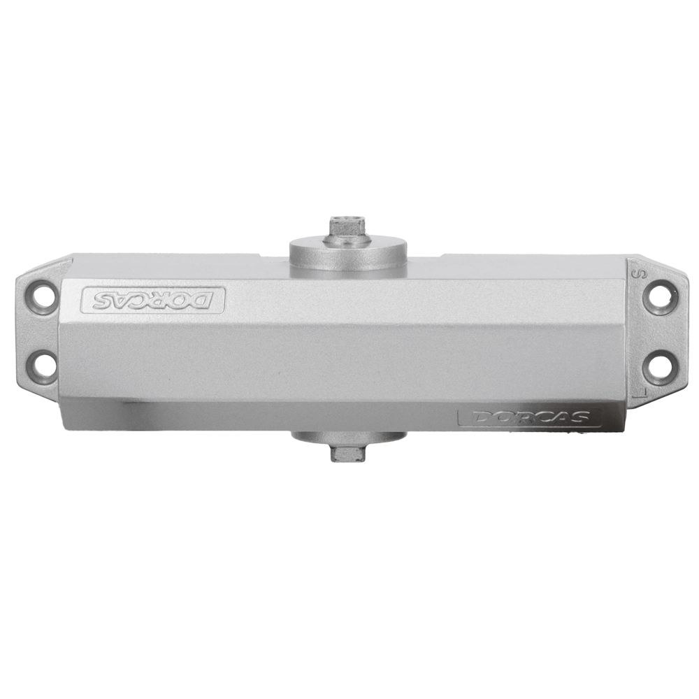Ferme porte à bras articulé avec rétention / Référence DR-DC1-H-SILVER TSA Distribution