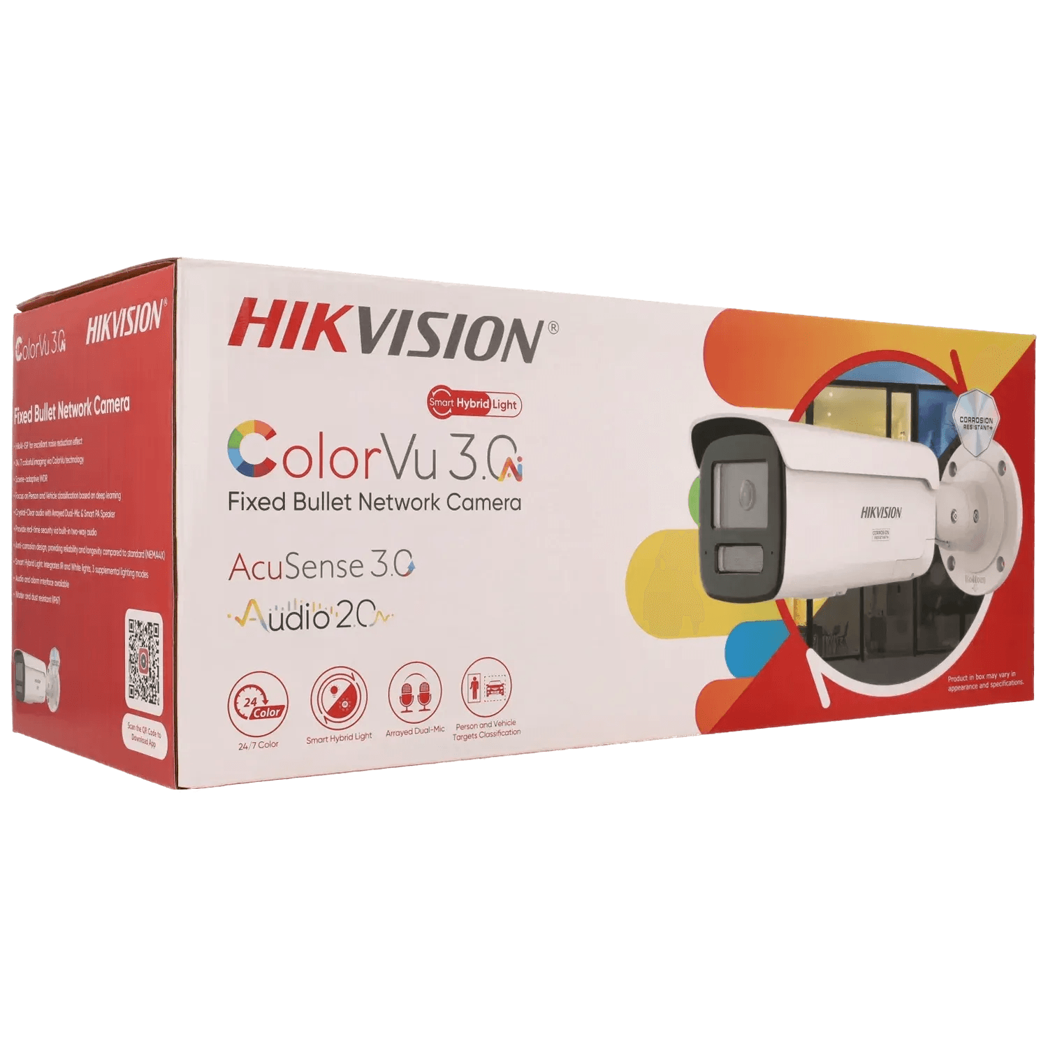 Caméra compacte IP HIKVISION avec 8 mégapixels et objectif fixe / Référence DS-2CD2T87G3-LIS2UY/SL TSA Distribution