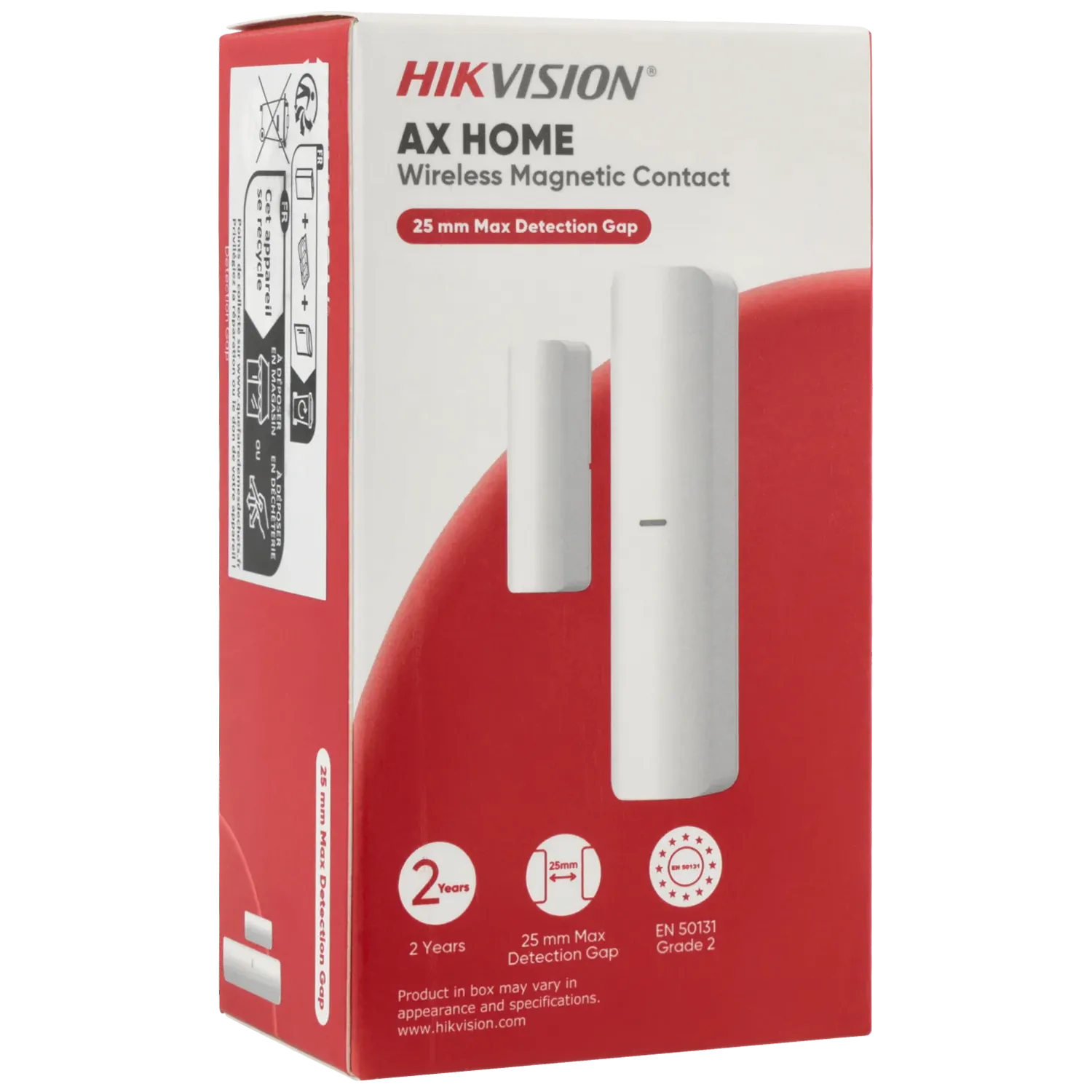 Détecteur magnétique HIKVISION / Référence DS-PD201MC-WE