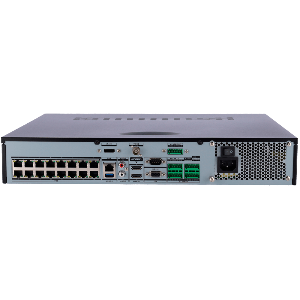 Enregistreur NVR IP HIKVISION 16 canaux - 16 ports PoE / Référence DS-7716NXI-I4/16P/VPRO