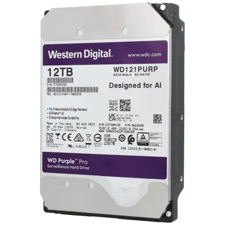 Disque dur purple 12 tb / Référence WD120PURP - TSA Distribution