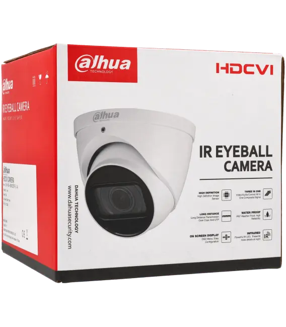 Caméra DAHUA mini-dôme hd-cvi avec 5 mégapixels et objectif zoom optique / Référence HAC-HDW2501T-Z-A-S2 - TSA Distribution