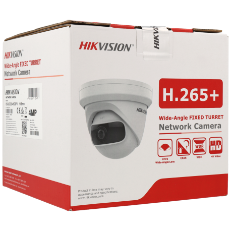 Caméra IP HIKVISION mini dôme 5 mégapixels et objectif fixe / Référence DS-2CD2345G0P-I