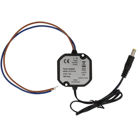 Source d'alimentation dc 12v 1a / Référence A-12VDC1A-MICRO - TSA Distribution