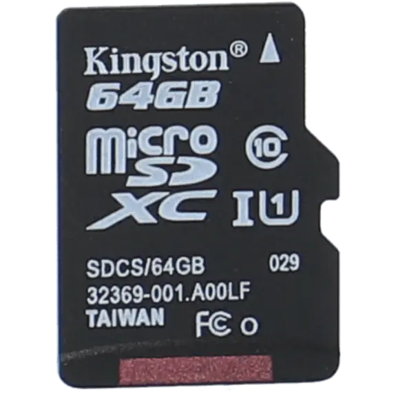 Carte sd KINGSTON 64 gb / Référence SD64MICRO - TSA Distribution