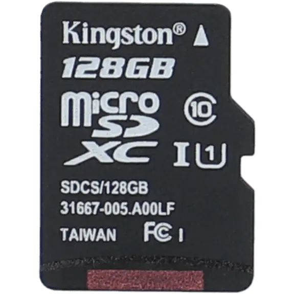 Carte sd KINGSTON 128 gb / Référence SD128MICRO - TSA Distribution