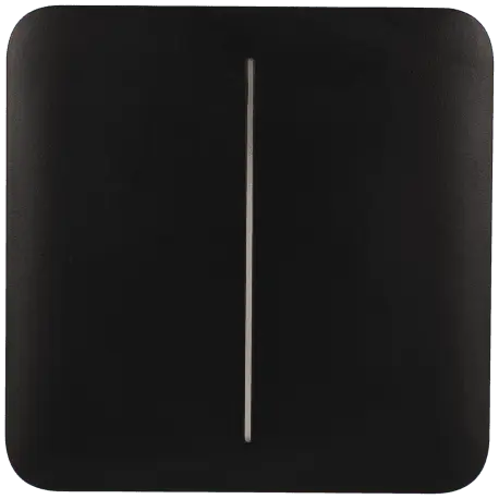 Panneau d'interrupteurs double AJAX / Référence SOLOBUTTON-2G-B - TSA Distribution