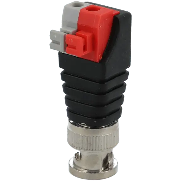 Bnc mâle sortie + de 2 cosses / Référence A-CON-BNC/M-PRESS / Vendu par lot de 10 - TSA Distribution