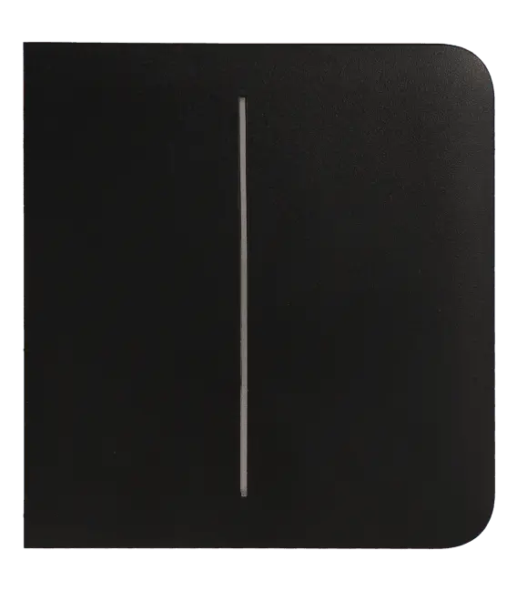 Panneau d'interrupteurs latéraux doubles AJAX / Référence SIDEBUTTON-2G-B - TSA Distribution