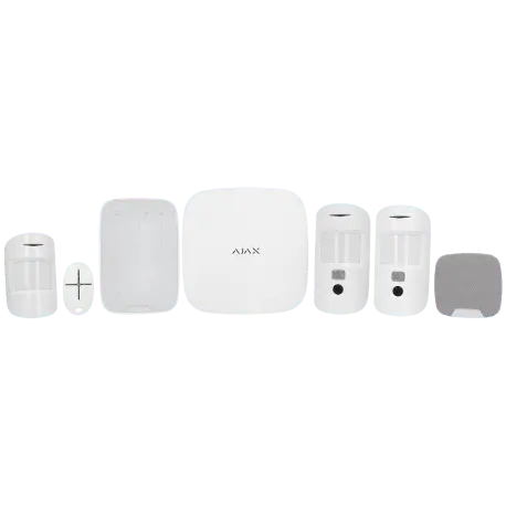 Kit centrale alarme AJAX / Référence HUB2KIT-MP-PRO-W - TSA Distribution