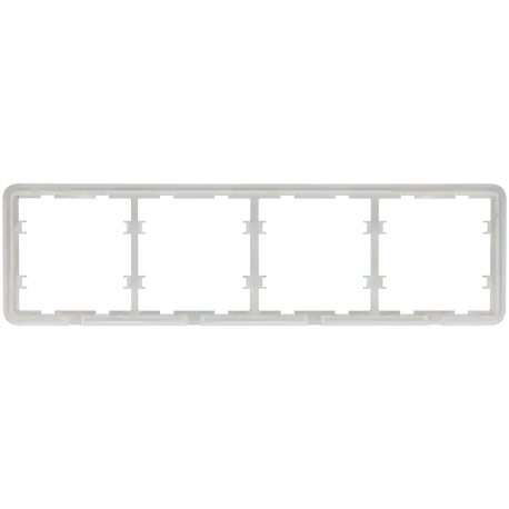 Cadre pour 4 commutateurs AJAX / Référence FRAME-4 - TSA Distribution
