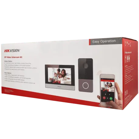 Kit portier vidéo HIKVISION / Référence DS-KIS603-P(C) - TSA Distribution