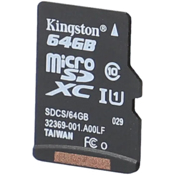 Carte sd KINGSTON 64 gb / Référence SD64MICRO - TSA Distribution