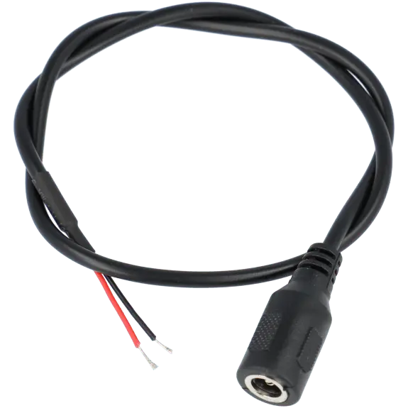 Câble A-CCTV câble rouge noir parallèle de 400 mm / Référence A-CON-DC/FM-HOSE / Vendu par lot de 10 - TSA Distribution