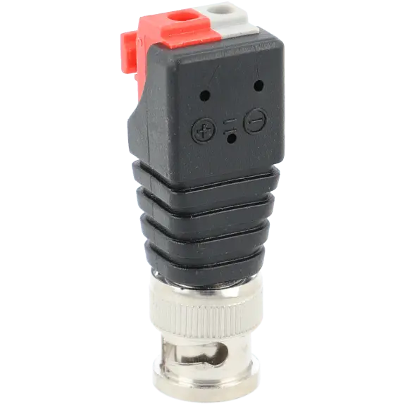 Bnc mâle sortie + de 2 cosses / Référence A-CON-BNC/M-PRESS / Vendu par lot de 10 - TSA Distribution