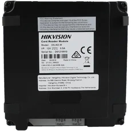 Portier vidéo HIKVISION de surface - encastrer / Référence DS-KD-M - TSA Distribution