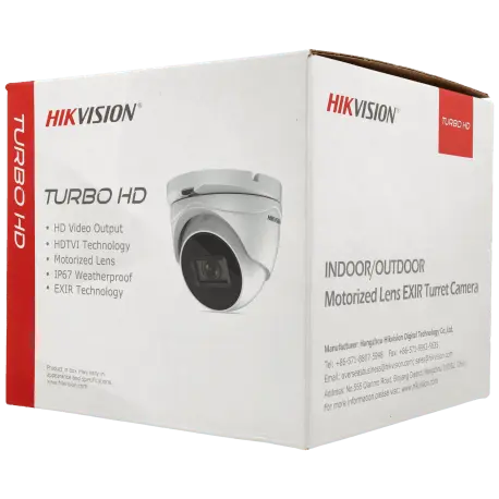 Caméra HIKVISION mini dôme 4 en 1 (cvi, tvi, ahd et analogique) avec 5 mégapixels et objectif zoom optique / Référence DS-2CE79H0T-IT3ZF - TSA Distribution