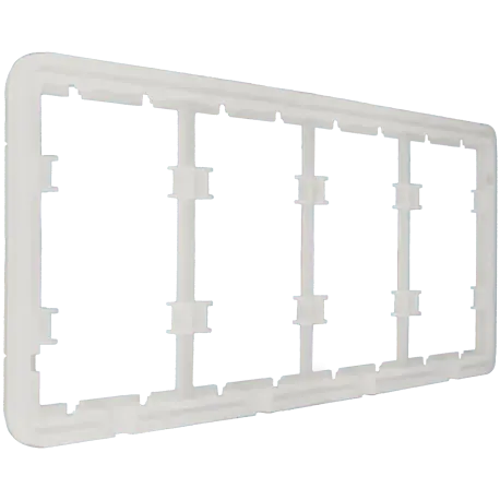Cadre pour 4 commutateurs AJAX / Référence FRAME-4 - TSA Distribution