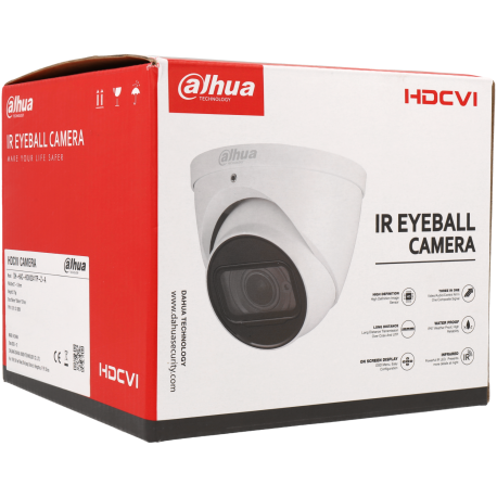 Caméra DAHUA mini-dôme hd-cvi avec 8 mégapixels et objectif zoom optique / Référence HAC-HDW1801T-Z-A-S2