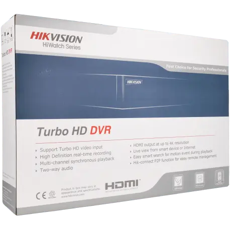 Enregistreur HIKVISION 5 en 1 (hd-cvi, hd-tvi, ahd, analogique et ip) pour 8 canaux et 8 mpx de résolution maximale / Référence HWD-7108MH-G4 - TSA Distribution