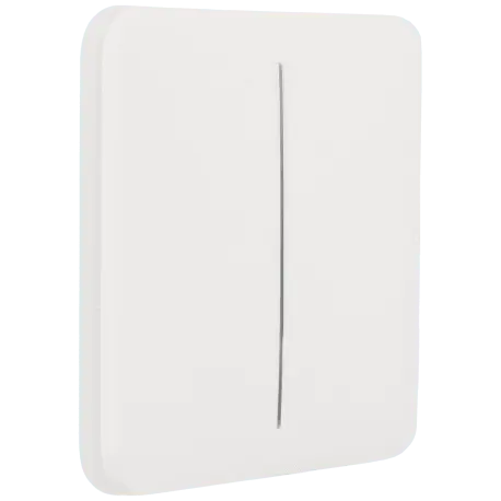 Panneau d'interrupteurs double AJAX / Référence SOLOBUTTON-2G-W - TSA Distribution