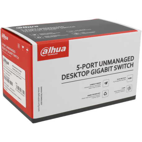 Switch neutre DAHUA avec 5 ports / Référence PFS3005-5GT-L