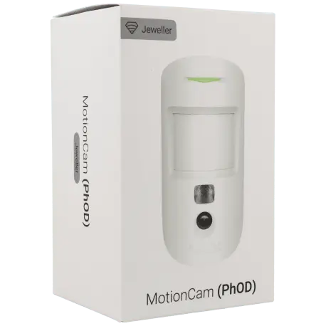 Détecteur volumétrique sans fil AJAX / Référence MOTIONCAM-PHOD-W - TSA Distribution