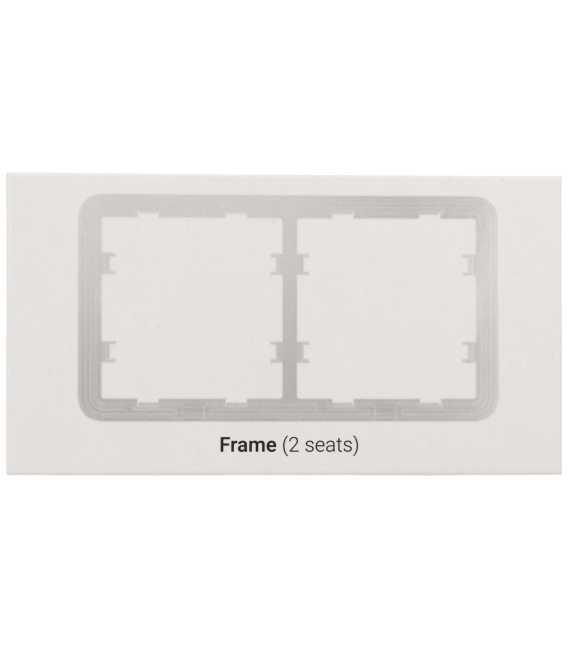 Cadre pour 2 interrupteurs AJAX / Référence FRAME-2