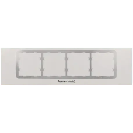 Cadre pour 4 commutateurs AJAX / Référence FRAME-4 - TSA Distribution