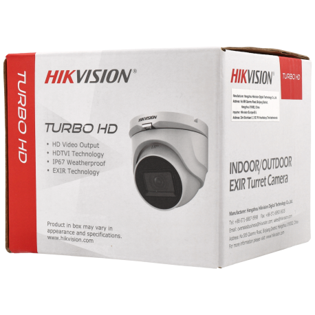 Caméra HIKVISION mini dôme 4 en 1 (cvi, tvi, ahd et analogique) avec 5 mégapixels et objectif fixe / Référence DS-2CE76H0T-ITMF