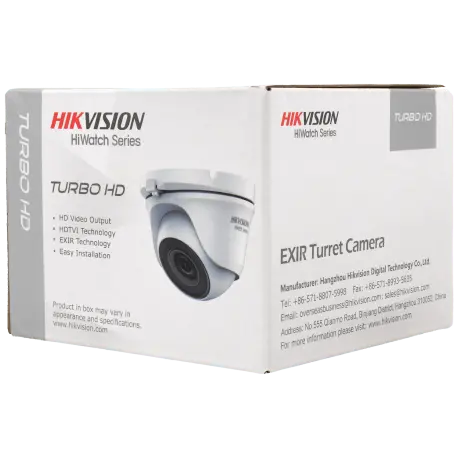 Caméra HIKVISION mini-dôme 4 en 1 (cvi, tvi, ahd et analogique) avec 5 mégapixels et objectif fixe / Référence HWT-T150-M - TSA Distribution