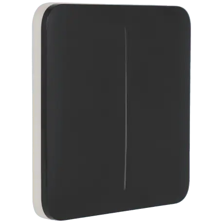 Panneau d'interrupteurs double AJAX / Référence SOLOBUTTON-2G-GRA - TSA Distribution