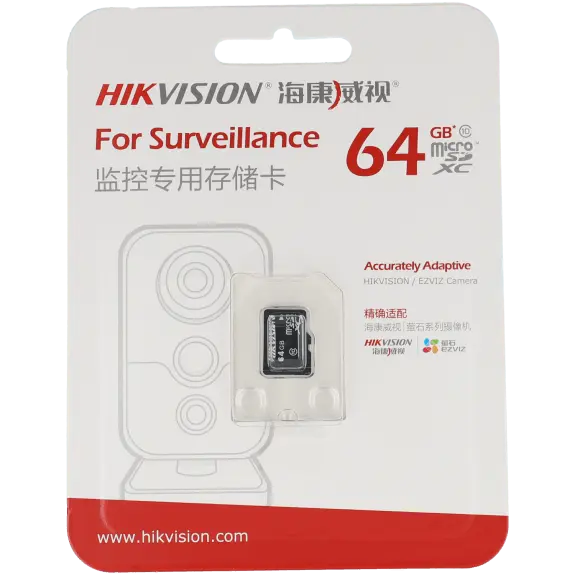 Carte sd HIKVISION 64 gb / Référence HS-TF-L2I/64G - TSA Distribution