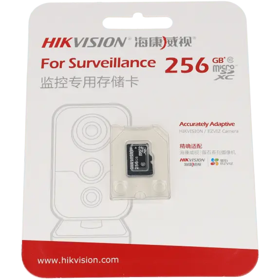 Carte sd HIKVISION 256 gb / Référence HS-TF-L2I/256G - TSA Distribution
