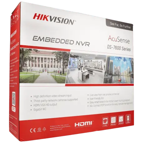 Enregistreur IP HIKVISION pour 16 canaux et 32 mpx de résolution / Référence DS-7616NXI-I2/S - TSA Distribution