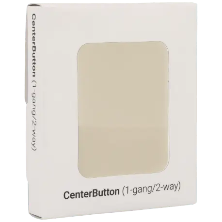 Panneau d'interrupteurs central commutable AJAX / Référence CENTERBUTTON-1G2W-IVO - TSA Distribution