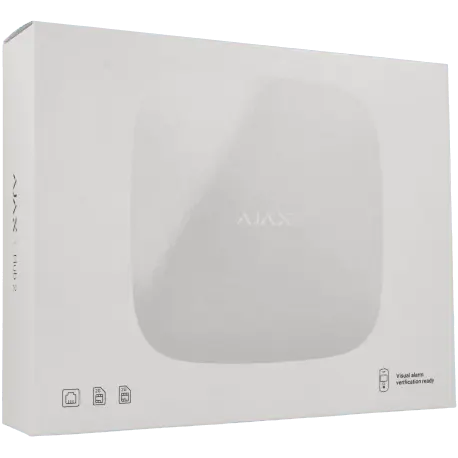 Centrale sans fil AJAX / Référence HUB2-DC6V-W - TSA Distribution