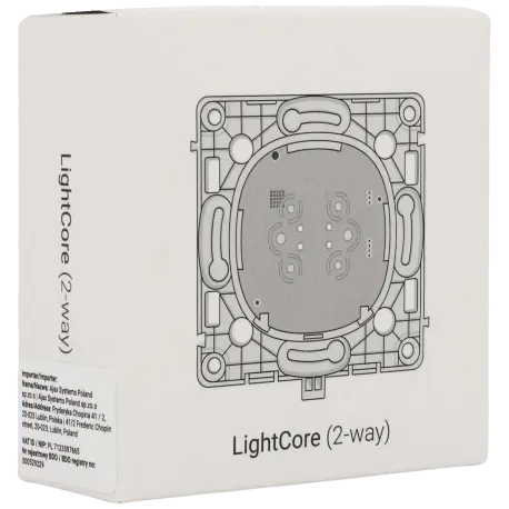 Relais pour interrupteur de commutation AJAX / Référence LIGHTCORE-2W - TSA Distribution