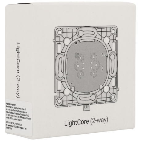 Relais pour interrupteur de commutation AJAX / Référence LIGHTCORE-2W